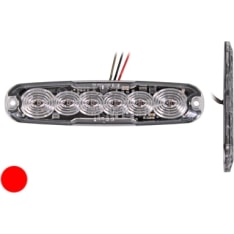 Axixtech 130.5x30x6.6mm 12-24V LED-tasovilkku R65