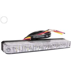 Axixtech 129x16x27mm 12-24V es6 clear LED flasher