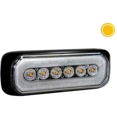 Axixtech 132x50x19mm 12-24V hb6 yellow/ yellow LED level indicator