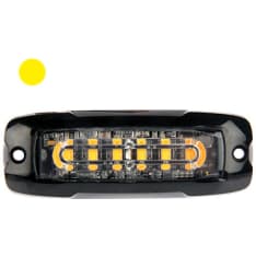 Axixtech 99x35x10mm 12-24V xt6 yellow LED flasher