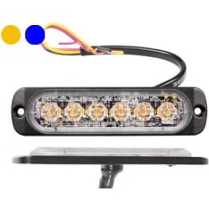 Axixtech 112x28x9mm 12-24V ST6 yellow-blue LED flash board