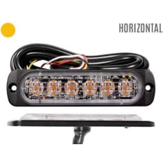 Axixtech 112x28x9mm 12-24V ST6 Horizontal LED Flash Level