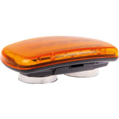 Axixtech 160x100x48mm yellow LED warning light