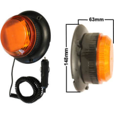 Axixtech 148x63mm 10-30V yellow LED level indicator