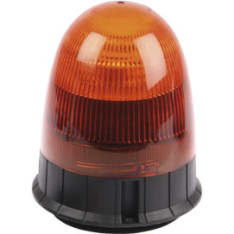 Axixtech 142x162mm 12-24V yellow LED beacon R65