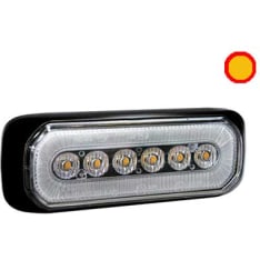 Axixtech 132x50x19mm 12-24V hb6 yellow/red LED level indicator