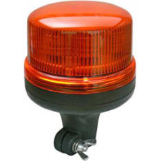 Axixtech 142x103mm 12-24V B16 Yellow LED Flashing Beacon