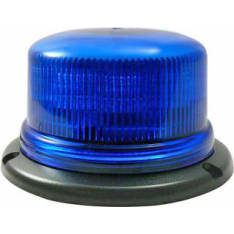 Axixtech 142x80mm 12-24V b16 blue LED flashing beacon