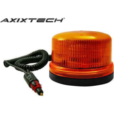 Axixtech 142 x 80mm 12-24V b16 yellow LED flashing beacon