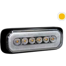 Axixtech 132x50x19mm 12-24V hb6 yellow/clear LED level indicator