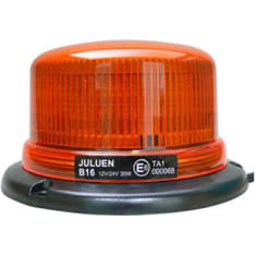 Axixtech 142x80mm 12-24V b16 yellow LED flashing beacon