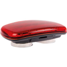 Axixtech 160x100x48mm punainen LED-varoitusvalo