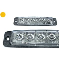 Axixtech 122x27x12mm 12-24V LED beacon/warning light