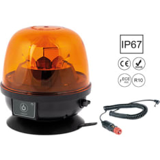 Autoline 130x140mm 12-24V ladattava LED-vilkkumajakka