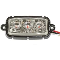 Axixtech 70x33x13mm 12-24V keltainen LED-tasovilkku