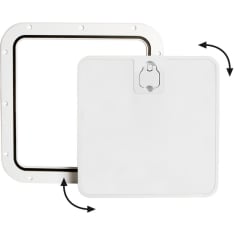 Osculati 375x375mm white inspection hatch