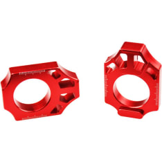 Scar Axle Blocks - Honda Red color