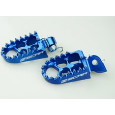 Scar Evolution Footpegs - Ktm/Husab./Husq./Sherco/Beta 05-17 Blue color