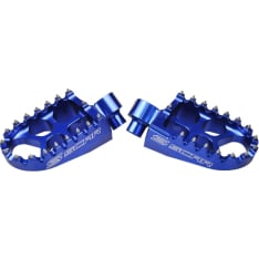 Scar Evolution Footpegs - Yamaha Blue color