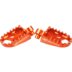 Scar Evolution Footpegs - SKtm/Husab./Husq./Sherco/Beta 05-17 Orange color
