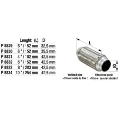 Fenno 860-P8833 joustoputki