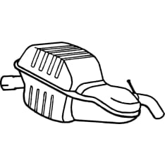 Fenno 860-P7846 Volvo V70 takavaimennin