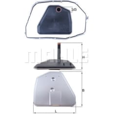 Mahle HX 164D1 Hydraulic filter