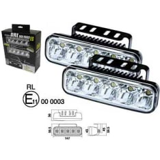 Ring 12/24V 147x45x56 LED päivaajovalosarja