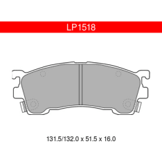 Delphi LP1518 Mazda Front Brake Pad Set