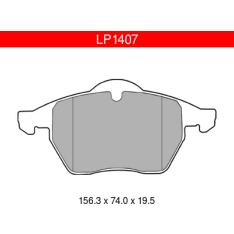 Delphi LP1407 Audi / Seat / VW front brake pad set