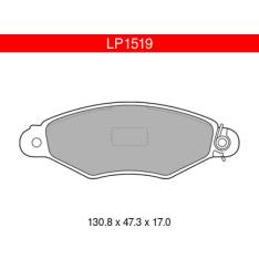 Delphi LP1519 Nissan / Peugeot / Renault etujarrupalasarja
