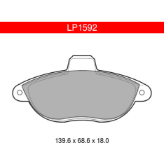 Delphi LP1592 Citroen / Fiat / Peugeot etujarrupalasarja