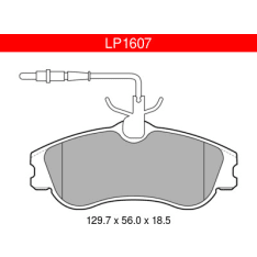 Delphi LP1607 Citroen / Peugeot etujarrupalasarja