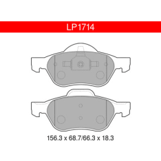 Delphi LP1714 Renault etujarrupalasarja