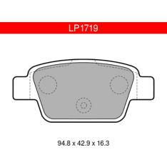 Delphi LP1719 Alfa Romeo / Fiat / Lancia takajarrupalasarja sis. pultit