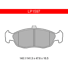 Delphi LP1597 ABS Citroen / Peugeot etujarrupalasarja