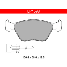 Delphi LP1598 Ford etujarrupalasarja