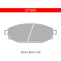 Delphi LP1665 ABS Hyundai / Mitsubishi etujarrupalasarja