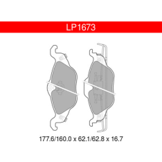 Delphi LP1673 Opel etujarrupalasarja