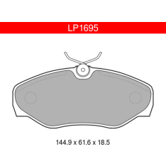 Delphi LP1695 Nissan Opel Renault Front Brake Pad Set