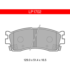 Delphi LP1702 Kia Front Brake Pad Set