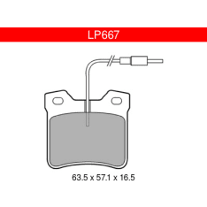 Delphi LP667 Mercedes-Benz / Peugeot takajarrupalasarja