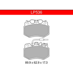 Delphi LP536 Peugeot sis pultit etujarrupalasarja
