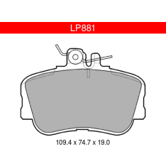 Delphi LP881 Mercedes-Benz etujarrupalasarja