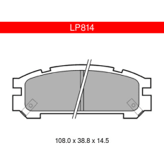 Delphi LP814 Subaru etujarrupalasarja