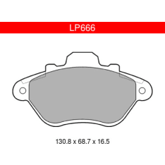 Delphi LP666 Peugeot etujarrupalasarja