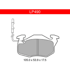 Delphi LP490 Peugeot / Renault etujarrupalasarja