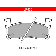 Delphi LP635 Nissan etujarrupalasarja