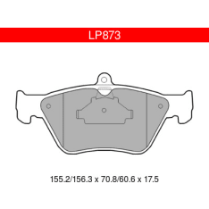 Delphi LP873 Opel / Saab front brake pad kit