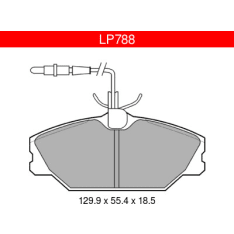 Delphi LP788 Renault etujarrupalasarja